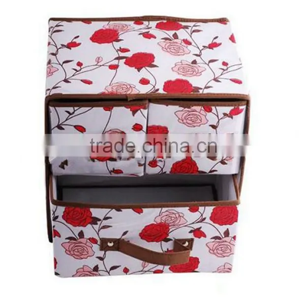 Foldable Storage Boxes With Drawers photo-3