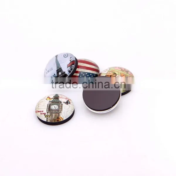 Round Crystal Glass Picture Fridge Magnet Sheet photo-6