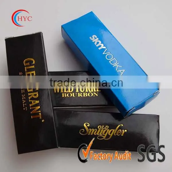 Hot Sale Logo Printed Customized Foldable Black Paper Box photo-4
