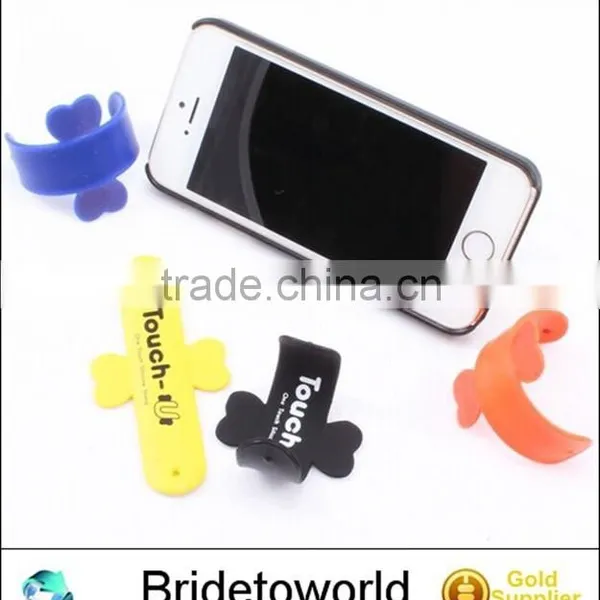 Factory Supply Hot Touch U Silicone Smart Phone Stand Holder Stand Mount photo-5