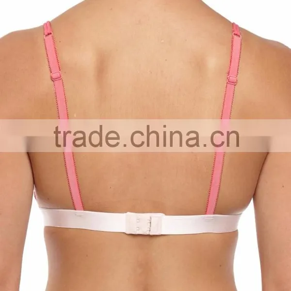 Hot Sale Sexy Transparent See-through Wirefree Lace Triangle Bra With Thin Wings photo-2