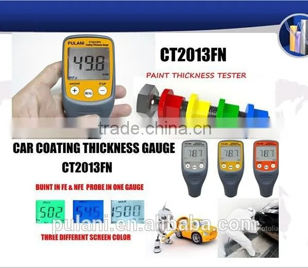Paint Thickness Meausring Meter Which Compact With fe and Nfe Probe photo-3