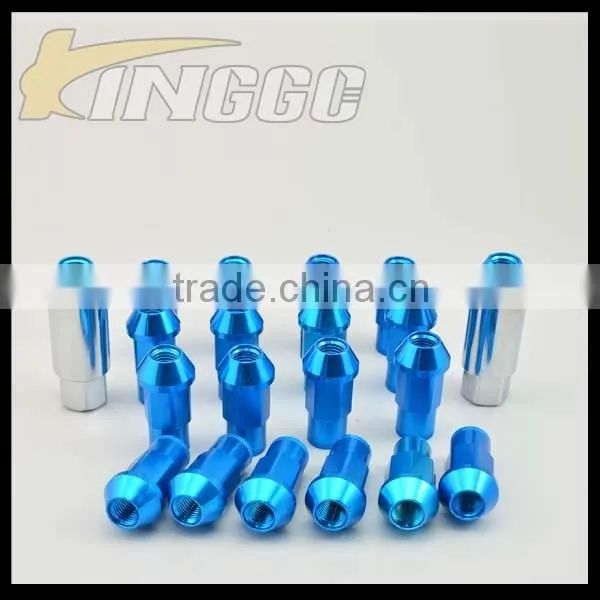 20pcs 50mm Racing Wheel Bolt Lock Lug Nuts for Car photo-3