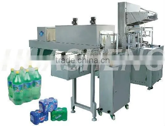 Shrink Film Wrapping Machine For Beverage Bottles/Cans