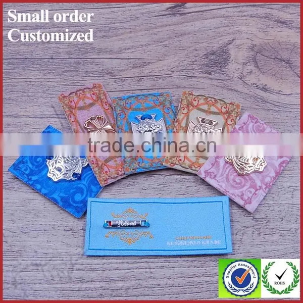 Custom Garment Clothing Metal Name Badge Private Label Printing photo-2