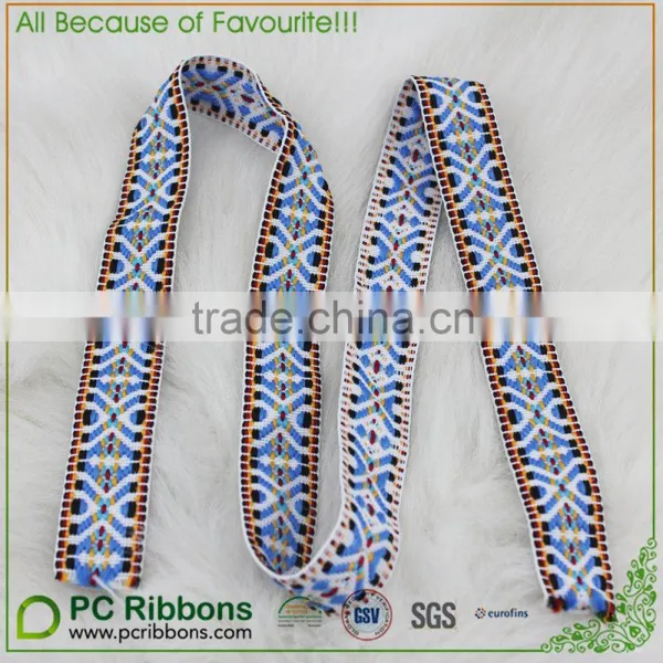 Narrow Jacquard Ribbon Trim Repeating Chevron photo-2