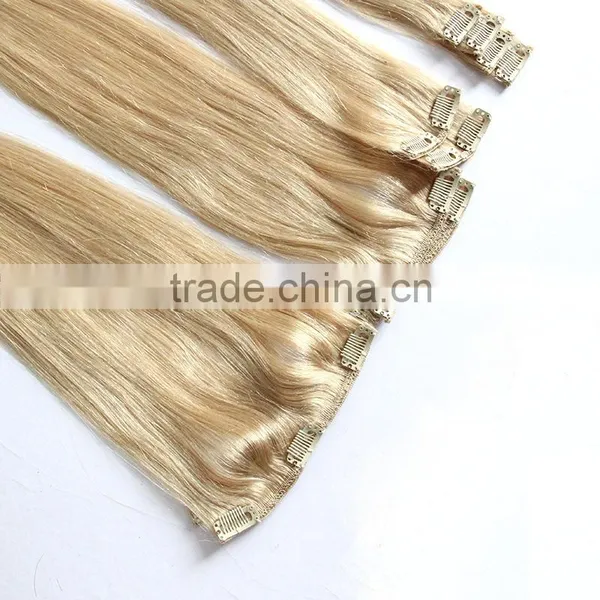 100% Brazilian Hair Clip-on Hair Extension photo-5