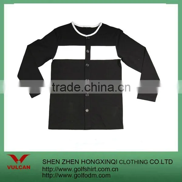 Button Down Long Sleeve T Shirts Slim Fit