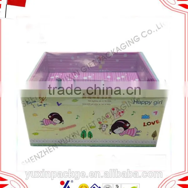 Customized Paper Corrugated / Packaging Box With Paper Insert and Lock for Any Products