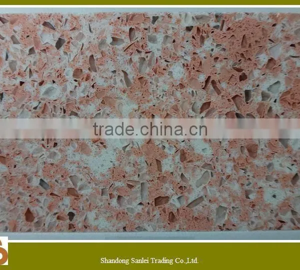 Hot Sale Red Quartz Slabs photo-5