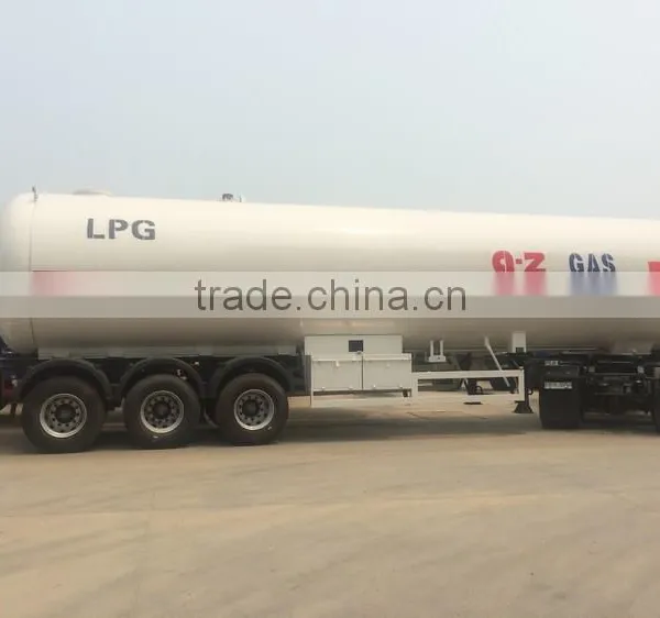 High Performance 58.5m3 Propane Tri-axle Lpg Tank Trailer photo-3