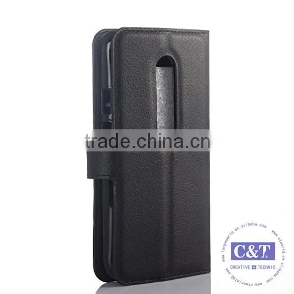 C&T Hot New Products Book Style Leather Flip Case for Moto Droid Turbo 2 photo-4