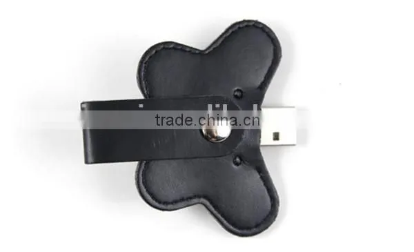 Promotional Gift Fish Shape Leather Usb photo-2