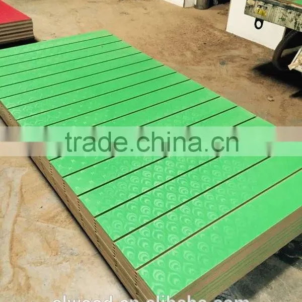 New Design Melamine Slotted MDF Board /slotwall MDF photo-2