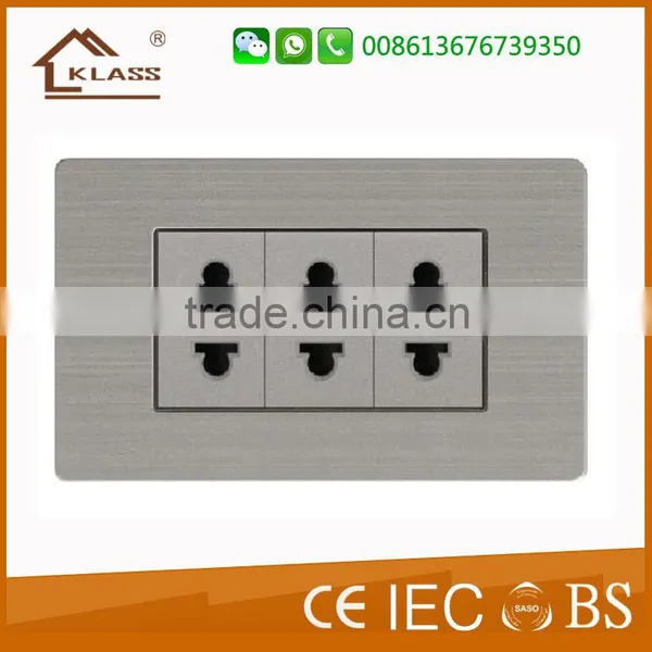 Emergency Saving Newest Light Stainless Steel 1 Gang Push Button Wall Switch photo-6