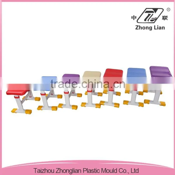 Hot Selling Adjustable Steel Leg Plastic Wholesale Child Stool photo-5