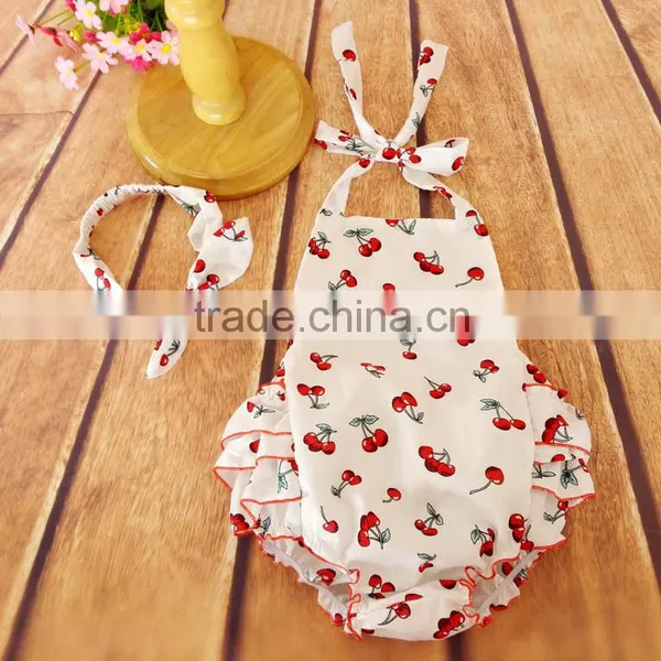 Trade Assurance Christmas Cotton Baby White Romper photo-6