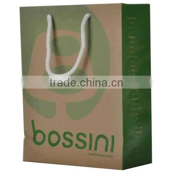 Custom Brown Kraft Paper Bag, Brown Paper Bag, Luxury Paper Shopping Bag Made in Guangzhou photo-5