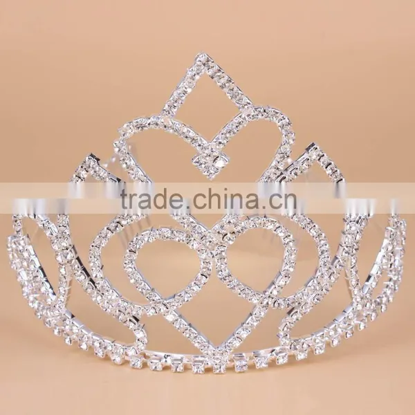 Popolar Crystal Princess Tiaras Fashion Wedding Crown photo-2