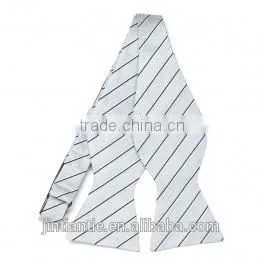 2016 Cheap Striped Silk Bow Ties Self Tie for Sale photo-2