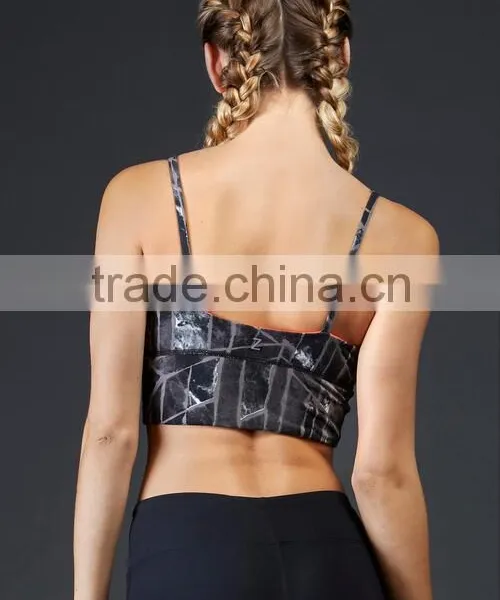 4 Needle 6 Thread Seamless Women Sports Bralette Jog Bra photo-4