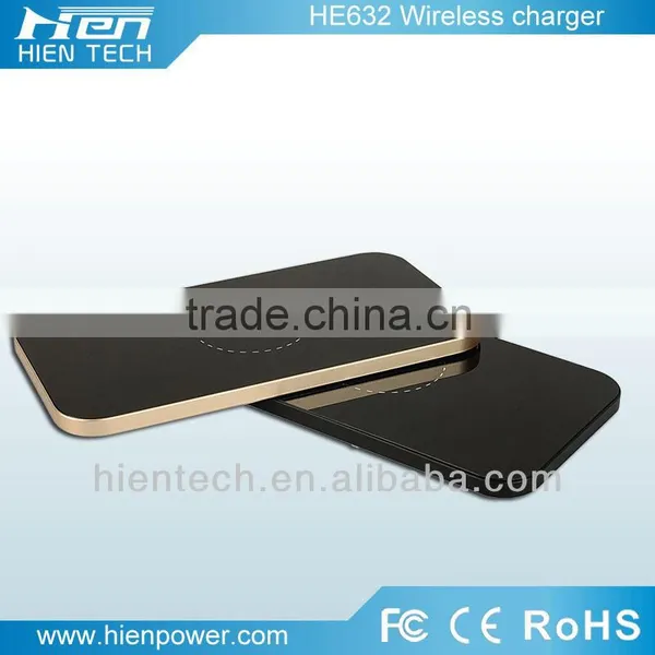 Ultra Thin Qi Induction Charging Pad Slim 5V1A Qi Wireless Charger photo-3