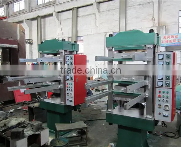 XLB-550*550*4 Rubber Floor Mat Making Machine / Rubber Flooring Tiles Vulcanizing Press photo-5