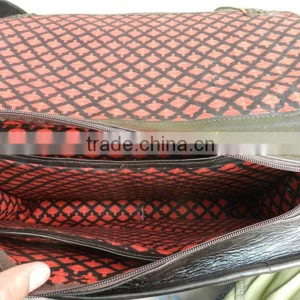 Pure Leather Office Bags/real Leather Briefcase/handmade Leather Briefcase photo-6