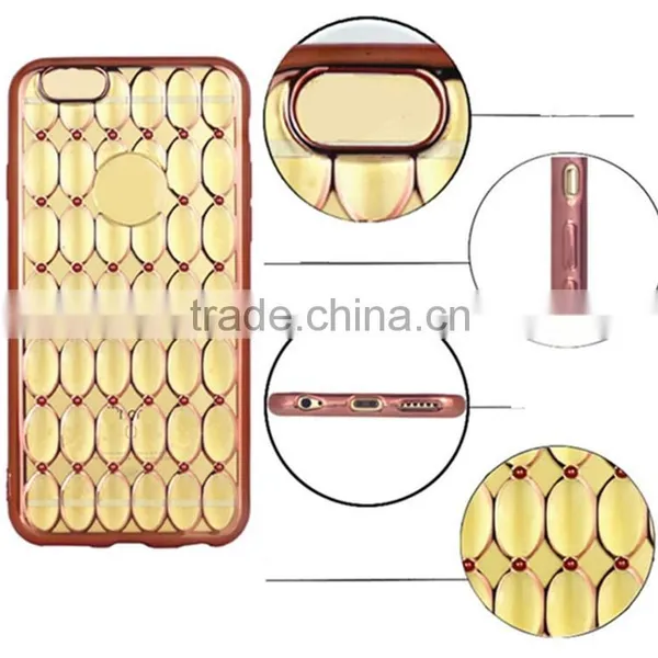 Plating Soft TPU Back Cover Bumper Case With Pearl for Huawei Honor Ascend Lite Mate8 P 9 Gr3 y 6 5 Max Plus 7 photo-4