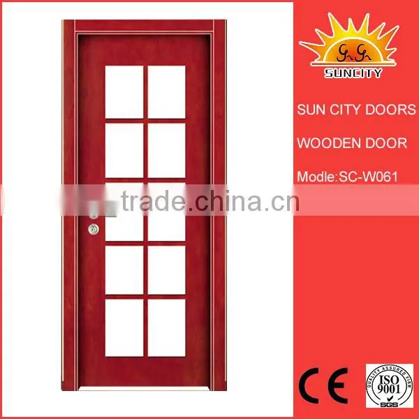 SC-W061 Hot Selling Indian Wooden Door Design