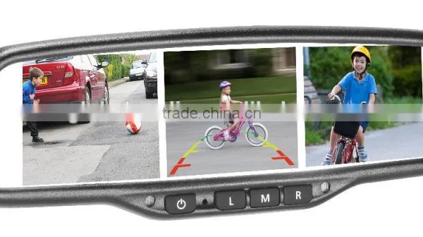 Car Rearview Mirror Monitor With 3 3.5 Inch LCD Display photo-4