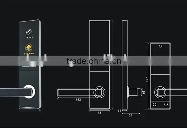 New Style QL-T9 Hotel Door Lock System High Security Hotel Lock photo-3
