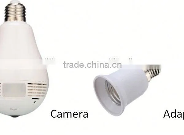 WiFi Fisheye Cloud Smart Bulb Mini Wifi Camera 720p photo-4
