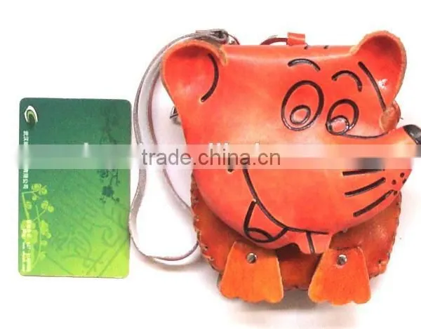 Wholesale High Quality Pure Hand-made Genuine Leathter Animal Coin Purse photo-5