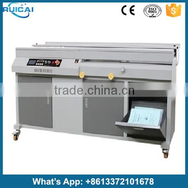 2016 A4 Wireless Book Perfect Glue Binding Machine with Side Glue Device