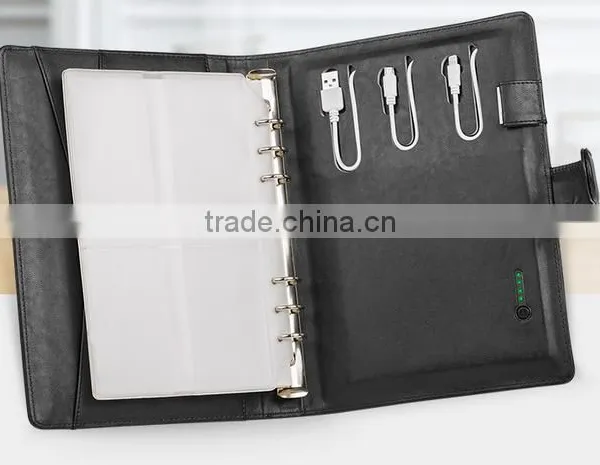 2017 Notebook With Power Bank Notebook With Usb photo-4
