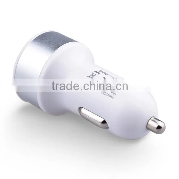 2016 Hot Selling Portable Double Micro USB Car Charger For Apple and Andriod Device photo-4