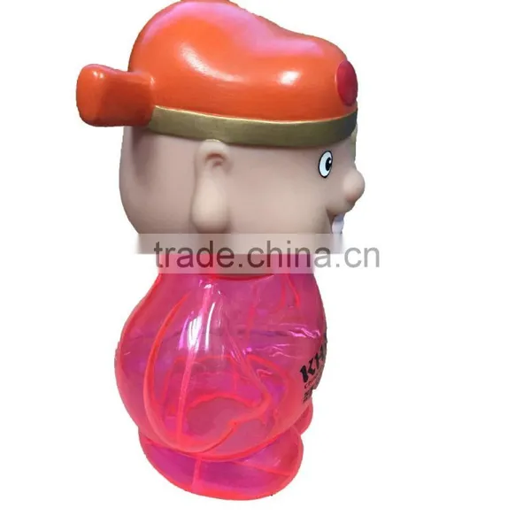 Custom Vinyl Mammon Figure Money Box,Clear Plastic Mammon Toy photo-2