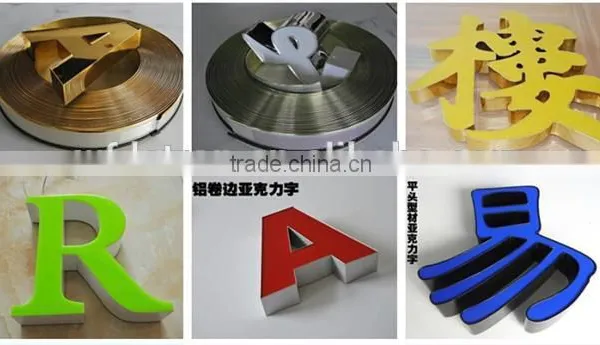High Quality Acrylic Letter Cap Aluminium Special Profile photo-6