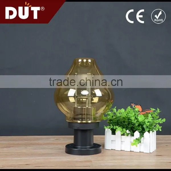 Different Types Color Unchangeable Gourd Acrylic Outdoor Plastic Fence Lamp