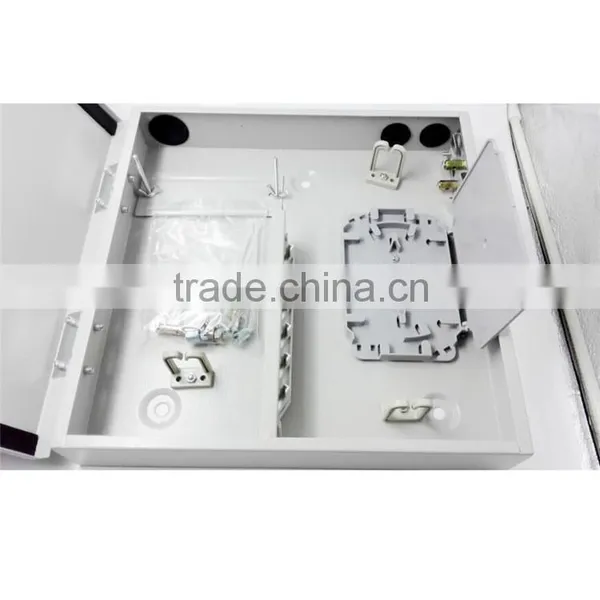 White Distribution Box Metal Fiber FTTH Box With Adapter and Pigtail photo-2