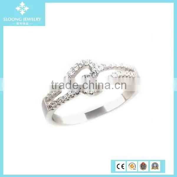 High-end 925 Sterling Silver Infinity Diamond Ring of 2015 Valentine's Day photo-4