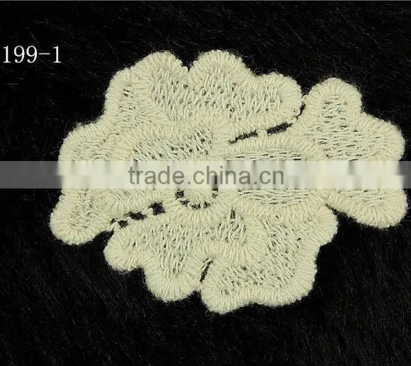 Embroidered Cotton Small Lace Collar photo-3