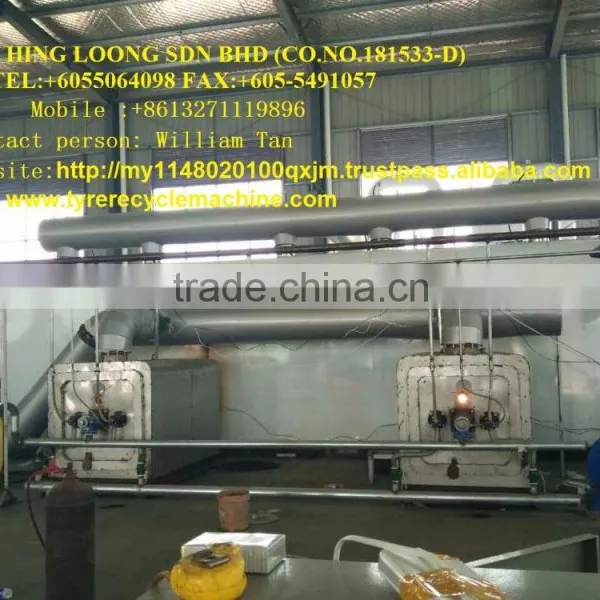 Continuous Waste Tire/plastic Pyrolysis Machine