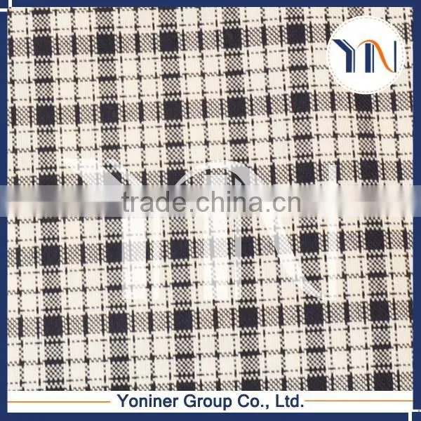 Royal Blue Mini Matt Check Fabric, Polyester 300D Fabric photo-3