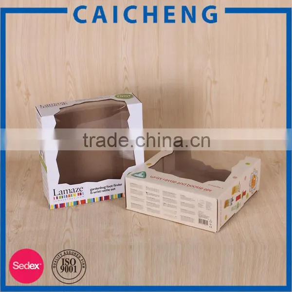 Customized Lid and Tray Rigid Paper Baby Shoe Box photo-2