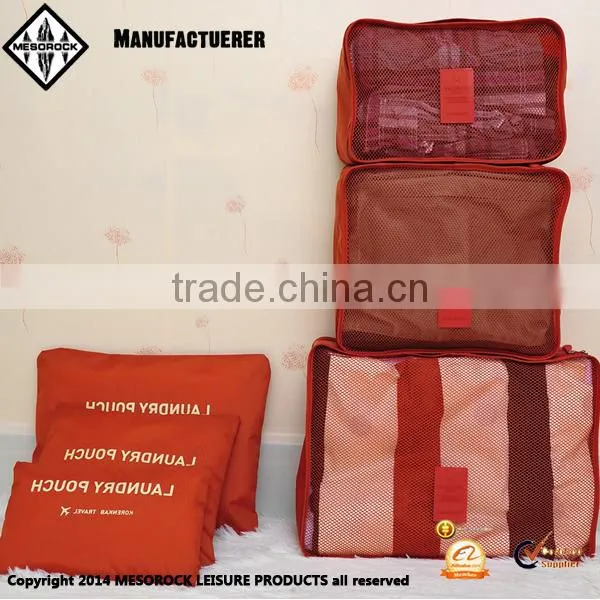 Waterproof 6pcs/set Storage or Saving Extra Space While Traveling Clothes Storage Mesh Bag photo-4