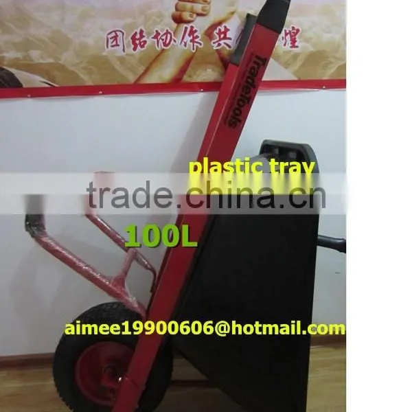 Austria Market Heavy Duty Plastic Wheelbarrow 100L photo-2