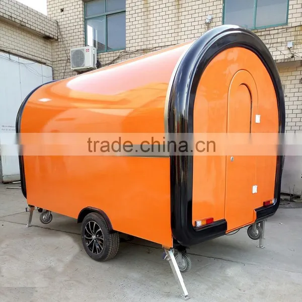 Unique Design Customized Size Food Cart Trailer for Sale/snack Sale Food Cart CE photo-3
