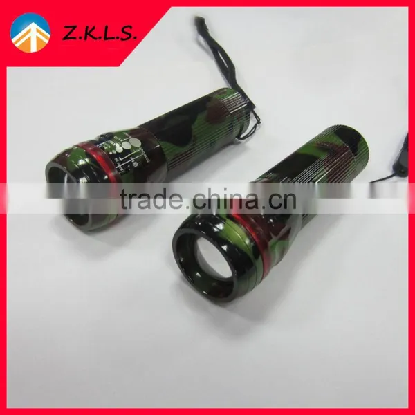 3 Different Modes Camouflage Pattern Emergency Torch Light With photo-4